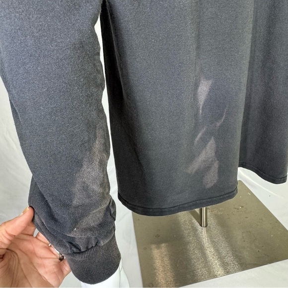 Nickelodeon Rugrats Naturally Sun Faded Black Distressed Long Sleeve Tee - Picture 7 of 8